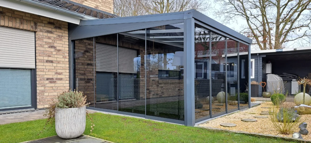 Terrassenüberdachung Außenansicht
